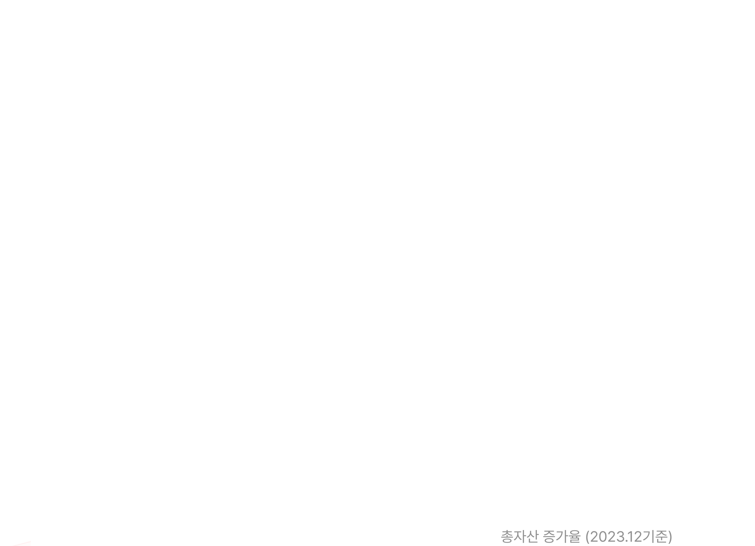 총자산 증가율 (2023.12 기준)